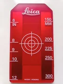 Sprzęt geodezyjny - Mała TARCZA celownicza do Leica PIPER 100 i 200 (Tarczka Piper) - miniaturka - grafika 1