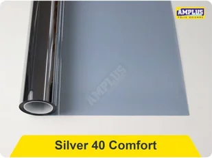 Folia przeciwsłoneczna zewnętrzna Silver 40 Comfort - Lite Solar " optymalna" - Akcesoria do okien - miniaturka - grafika 1