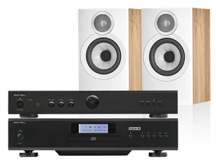 Rotel A10 MKII (czarny) + CD11 Tribute + 607 S3 (dąb) - Zestawy stereo - miniaturka - grafika 1