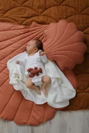 Maty edukacyjne - Lniana mata muszla "Papaja" - miniaturka - grafika 1