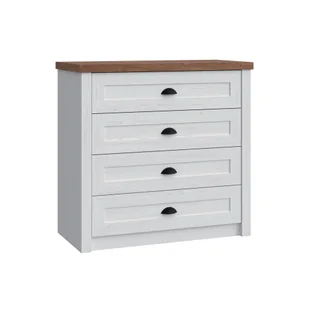 Komoda K4 Prowansja Sosna Andersen Gała Meble Sosna Andersen, Dąb Lefkas - Komody - miniaturka - grafika 1