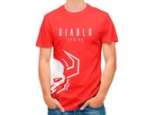 Gadżety dla graczy - DIABLO DIABLO Koszulka Czerwona Rozmiar M - miniaturka - grafika 1