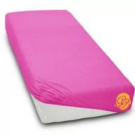 Prześcieradła - Prześcieradło Bawełniane Jersey 200X220Cm Róż - miniaturka - grafika 1