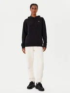 Bluzy damskie - Lacoste Bluza SF7612 Czarny Oversize - miniaturka - grafika 1