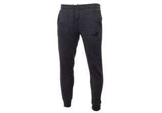 Spodnie męskie - Puma  Spodnie Męskie Dresowe Bawełniane Ess Logo Pants Tr Ci Dark Gray 586716 07 M - grafika 1