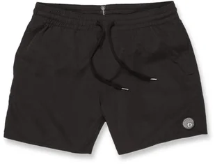 szorty kąpielowe mięske VOLCOM LIDO SOLID TRUNK 16 BOARDSHORT Black - Spodenki damskie - miniaturka - grafika 1