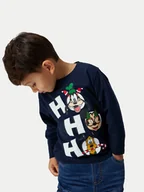 Bluzki damskie - NAME IT Bluzka 13234159 Granatowy Standard Fit - miniaturka - grafika 1