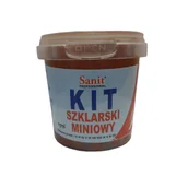 Gipsy i gładzie gipsowe - Kit szklarski miniowy 0,25 kg czerwony Sanit - miniaturka - grafika 1