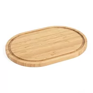 Deski do krojenia - Deska bambusowa do krojenia Tadar 33 cm owalna - miniaturka - grafika 1