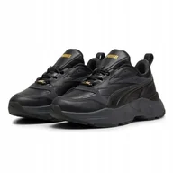 Sneakersy damskie - Buty damskie jesienne sneakersy Puma Cassia Lux 397837 03 czarne 37.5 - miniaturka - grafika 1