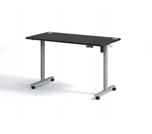 Black Point IBUKI 160cm Regulacja wysokości Szary - Biurka gamingowe - miniaturka - grafika 1