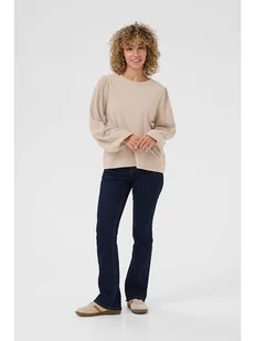 Cream Sweter "Dela" w kolorze beżowym - Swetry damskie - miniaturka - grafika 1