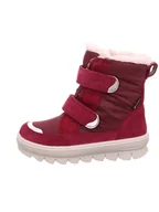 Kozaki damskie - superfit Skórzane kozaki zimowe "Flavia" w kolorze czerwonym - miniaturka - grafika 1