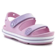 Buty dla dziewczynek - Sandały Crocs Crocband Cruiser Sandal 209423-84I różowe - miniaturka - grafika 1