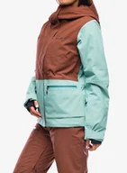 Kurtki narciarskie - Kurtka narciarska damska Marmot Refuge Jacket - chocolate/blue agave - miniaturka - grafika 1