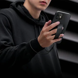 UNIQ etui Heldro iPhone 12 Pro Max 6,7" czarny/midnight black Antimicrobial - Etui i futerały do telefonów - miniaturka - grafika 6