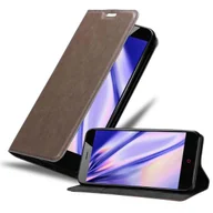 Etui i futerały do telefonów - Etui Cadorabo do ZTE Nubia N1 - brązowe etui na telefon komórkowy z magnetycznym zamknięciem - miniaturka - grafika 1