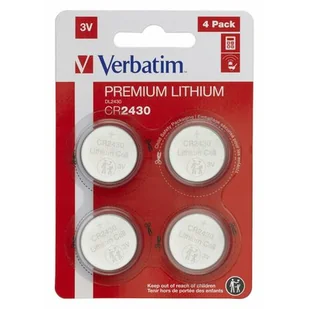 Verbatim Bateria CR2430 4 szt.) - Baterie i akcesoria - miniaturka - grafika 1