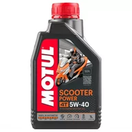 Oleje silnikowe - MOTUL Scooter Power 4T MA 5W40 1L - miniaturka - grafika 1