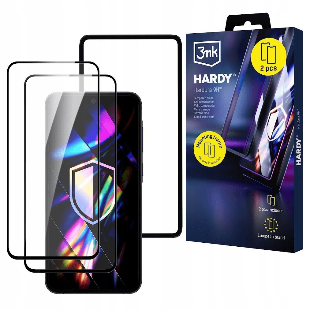 2x Szkło hartowane z aplikatorem 3mk Hardura 9H Samsung Galaxy A35/A55 5G
