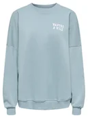 Bluzy damskie - ONLY Bluza Stina 15357086 Błękitny Regular Fit - miniaturka - grafika 1