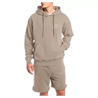 Bluzy męskie - Replay Męska bluza z kapturem M6265, 803 Light Taupe, S - miniaturka - grafika 1
