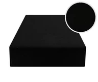 Prześcieradła dla dzieci - Prześcieradło Z Gumką 90X200 Jersey Czarny - miniaturka - grafika 1