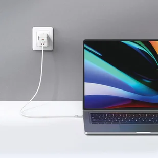 USAMS Ład. siec. 2xUSB-C+1xUSB 65W (only head) GaN PD3.0 +QC3.0 Fast Charging fioletowy/gradient purple Sandru Series CC180TC03 (US-CC180) - Ładowarki do telefonów - miniaturka - grafika 12