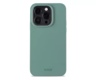 Holdit Silicone Case iPhone 14 Pro Moss Green - Etui i futerały do telefonów - miniaturka - grafika 1