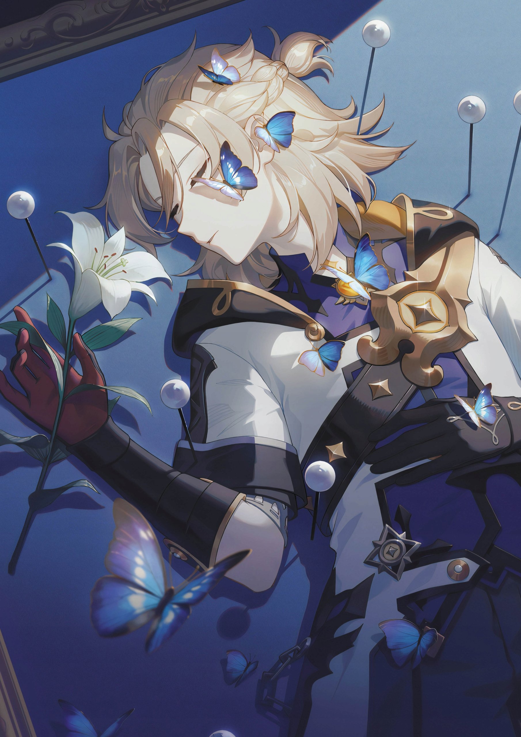 Plakat A1 Genshin Impact Anime Gra Albedo