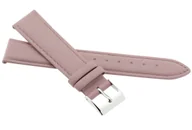 Akcesoria do zegarków - Skórzany pasek do zegarka 14 mm JVD R41421-14 ciepłe kakao - miniaturka - grafika 1