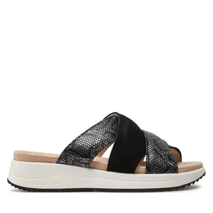 Klapki Caprice 9-27203-42 Czarny - Klapki i japonki damskie - miniaturka - grafika 1