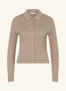 Tommy Hilfiger Kardigan beige - Swetry damskie - miniaturka - grafika 1