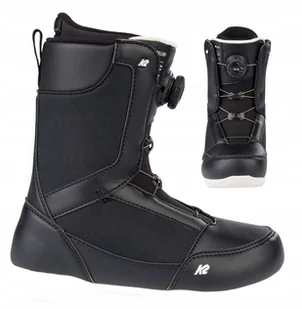 Buty snowboardowe Damskie Junior K2 Belief Boa black Czarny Roz. 7.5 (39) - Buty snowboardowe - miniaturka - grafika 1