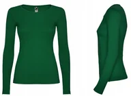 Bluzki damskie - Koszulka Bluzka Damska z Długim Rękawem ROLY EXTREME 1218 ZIELONA 2XL - miniaturka - grafika 1