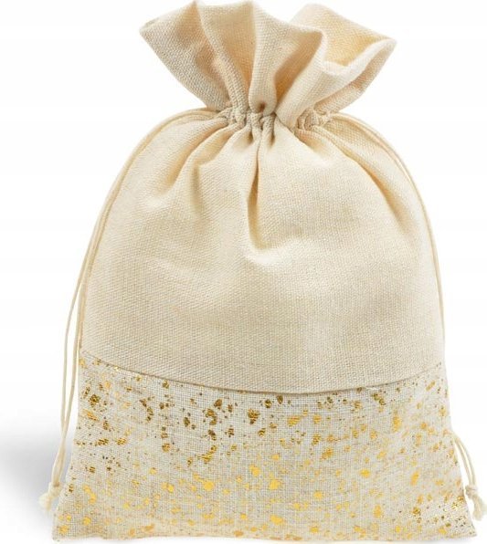 MFP paper worek materiałowy na prezent beżowy 25x39cm mix 5800732