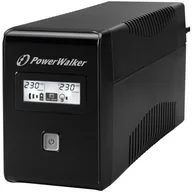 Zasilacze awaryjne UPS - PowerWalker VI 650 LCD (VI650LCD-SCHUKO) - miniaturka - grafika 1