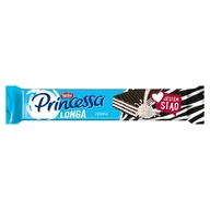 Batoniki - Princessa Longa Zebra Kakaowy wafel przekładany kremem mlecznym 40 g - miniaturka - grafika 1