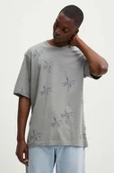 Koszulki męskie - G-Star Raw t-shirt bawełniany męski kolor szary wzorzysty D24692-C334 - miniaturka - grafika 1