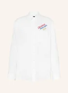Koszule męskie - dsquared2 Koszula Z Lnu Comfort Fit weiss - DSQUARED2 - miniaturka - grafika 1