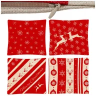 Poszewki na poduszki - POSZEWKA POSZEWKI NA PODUSZKI 40X40CM ŚWIĄTECZNE DEKORACYJNE ZESTAW 4SZT. - miniaturka - grafika 1