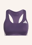 Bielizna sportowa damska - Adidas Biustonosz Sportowy Adizero lila - adidas - miniaturka - grafika 1