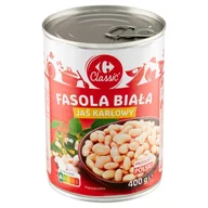 Warzywa w marynacie - Carrefour Classic Fasola biała Jaś karłowy 400 g - miniaturka - grafika 1