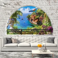 Fototapety - Fototapeta samoprzylepna - Okno na raj (rozmiar 98x70) - miniaturka - grafika 1