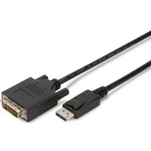 Assmann Kabel połączeniowy DisplayPort - DVI (24-1) męskie - męskie2 m (AK-340301-020-S) - Kable komputerowe i do monitorów - miniaturka - grafika 1