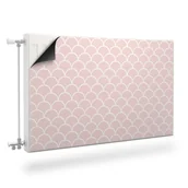 Dekoracje domu - Magnetyczna Maskownica Na KALORYFER Drobny Różowy Wzór Geometryczny 100cm x 60cm - miniaturka - grafika 1