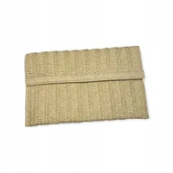 Torebki damskie - Kopertowa pleciona torebka damska - miniaturka - grafika 1