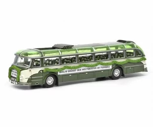 Schuco Magirus Deutz O 6500 Wm 1954  Beige 1:43 450904100 - Samochody i pojazdy dla dzieci - miniaturka - grafika 1