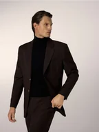 Moda i Uroda OUTLET - Reserved - Marynarka z wełną - brązowy - miniaturka - grafika 1