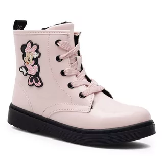 Buty dla dziewczynek - Botki Mickey&Friends AW23-325DSTC-A Różowy - grafika 1